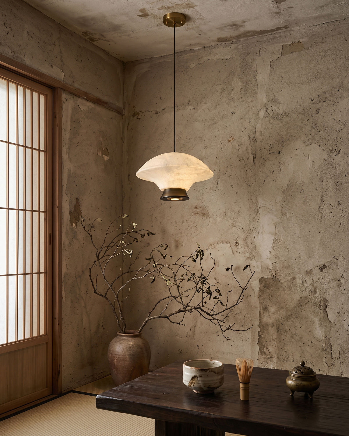 Nadia Silk Mushroom Pendant Light