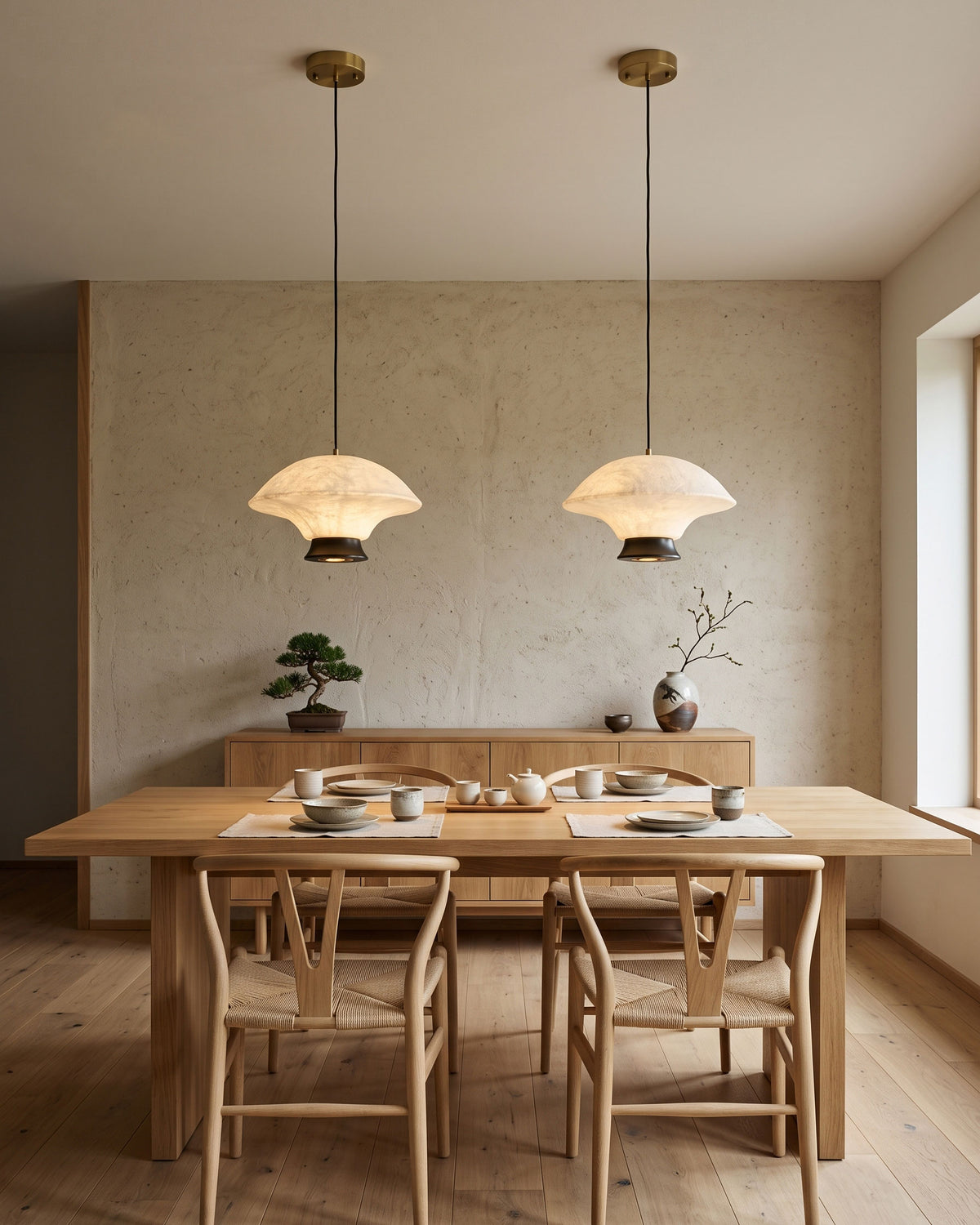 Nadia Silk Mushroom Pendant Light