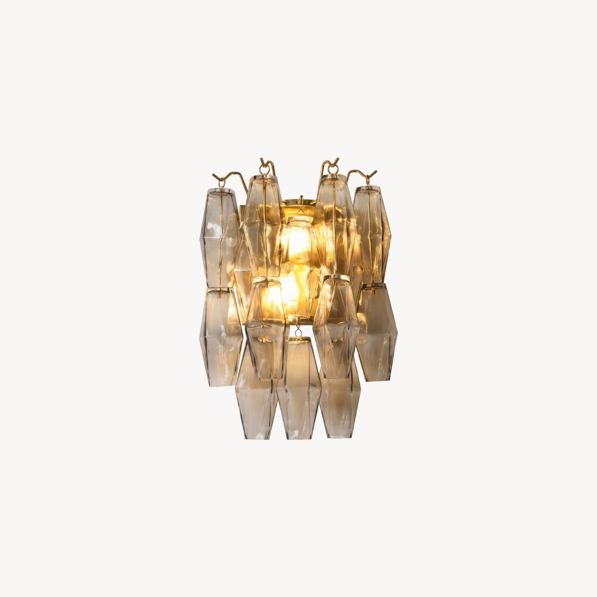 Nell Faceted Crystal Wall Sconce