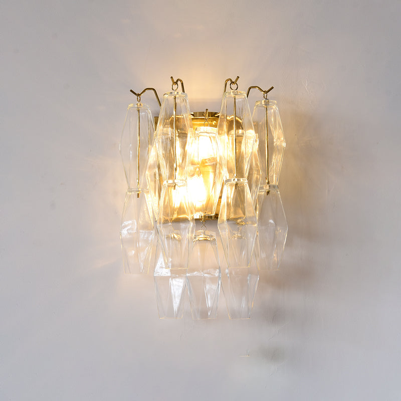 Nell Faceted Crystal Wall Sconce