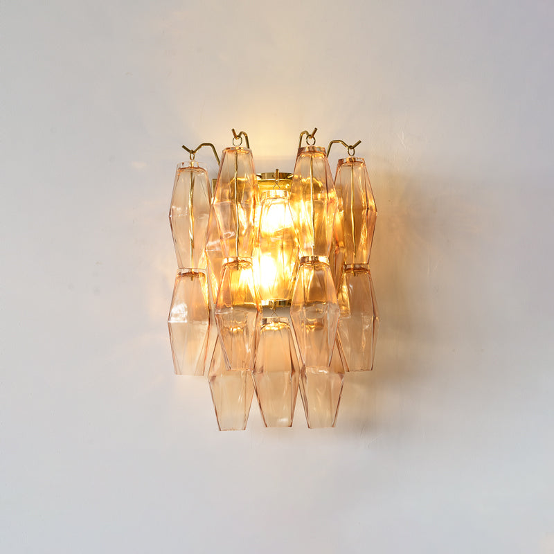 Nell Faceted Crystal Wall Sconce