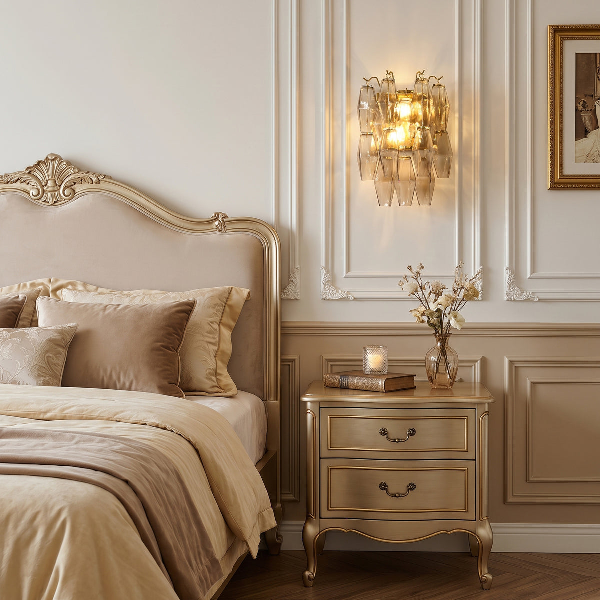 Nell Faceted Crystal Wall Sconce