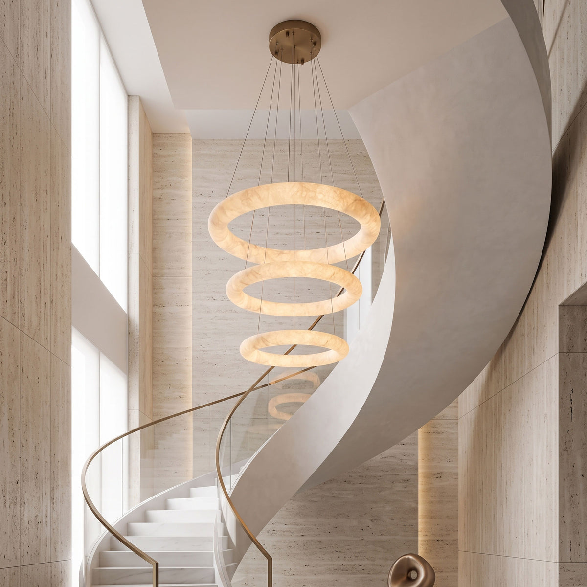 Nerissa Silk Halo Chandelier