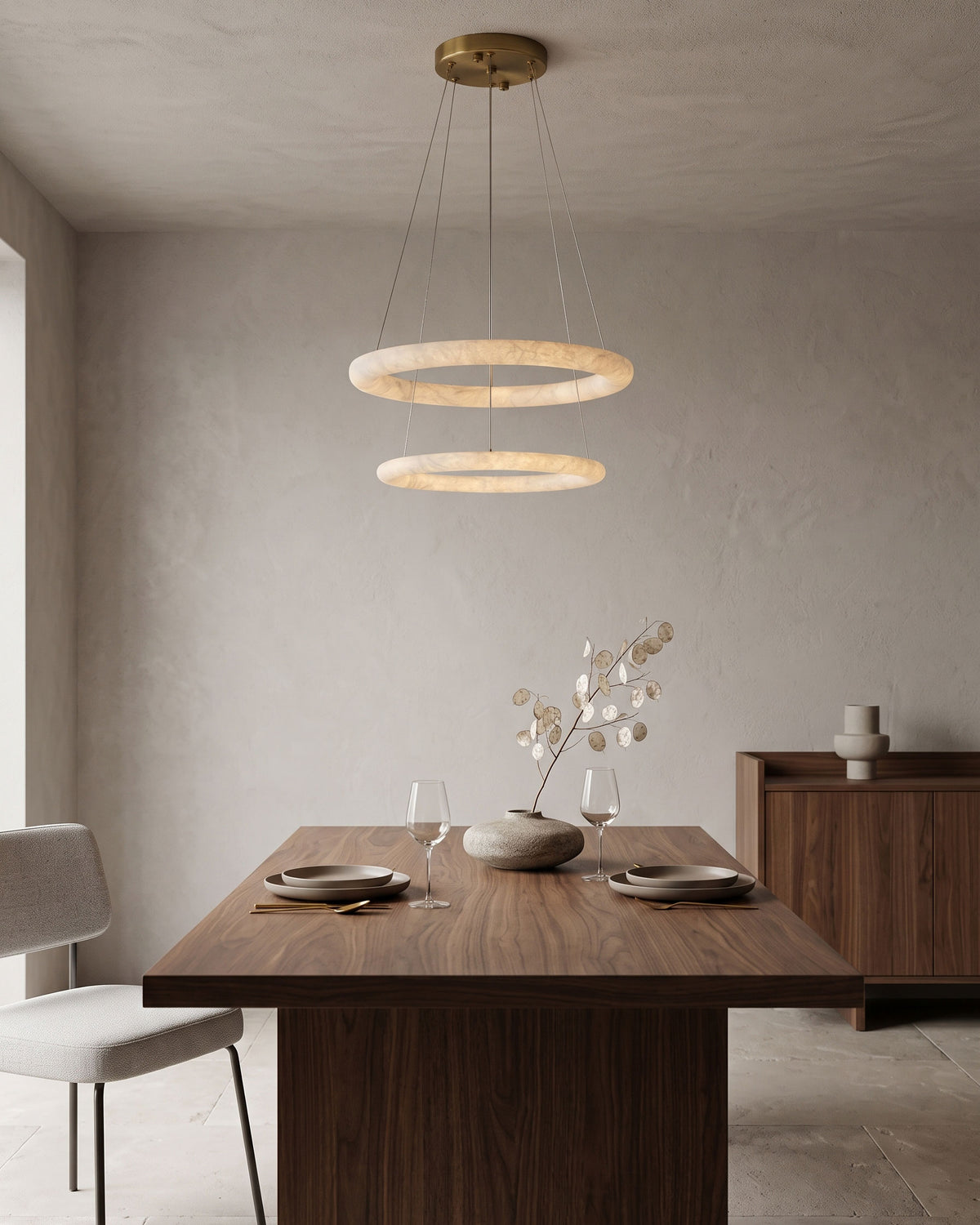 Nerissa Silk Halo Chandelier