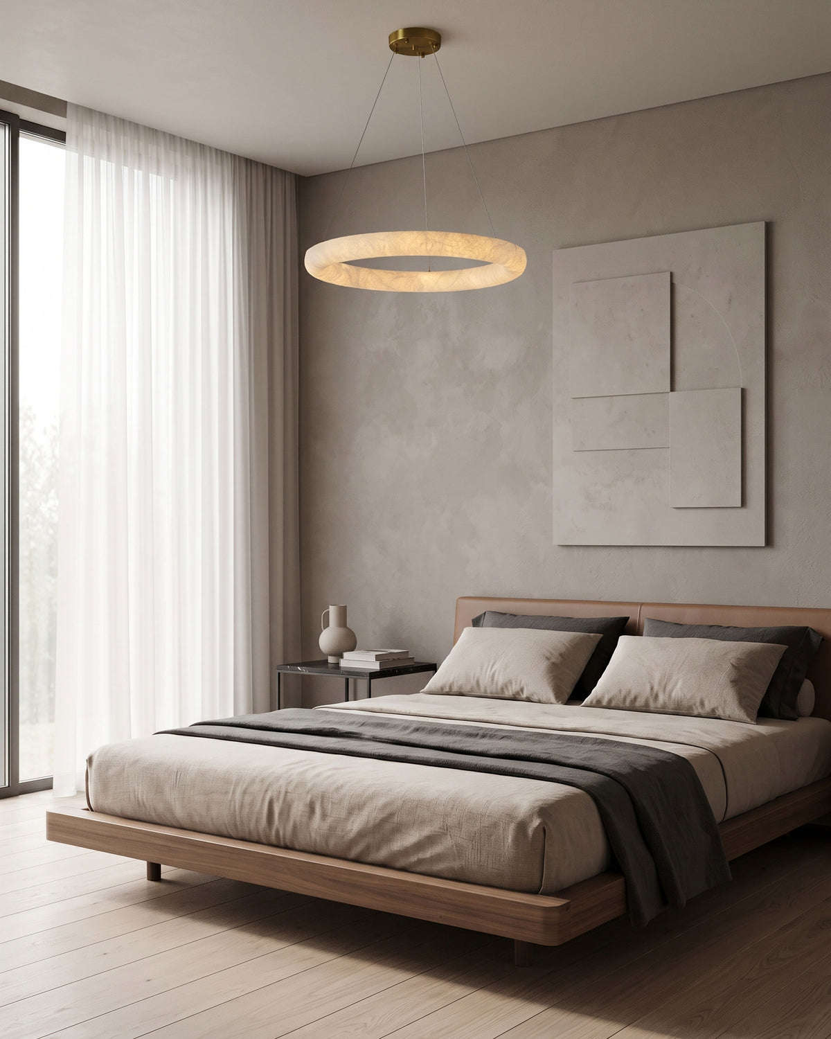 Nerissa Silk Halo Chandelier