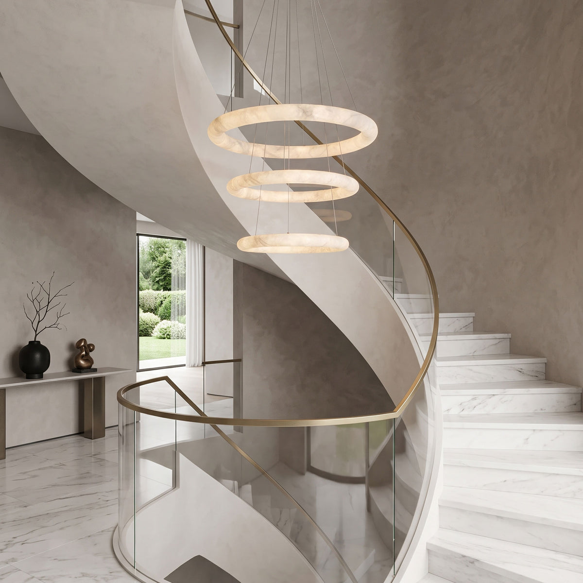 Nerissa Silk Halo Chandelier