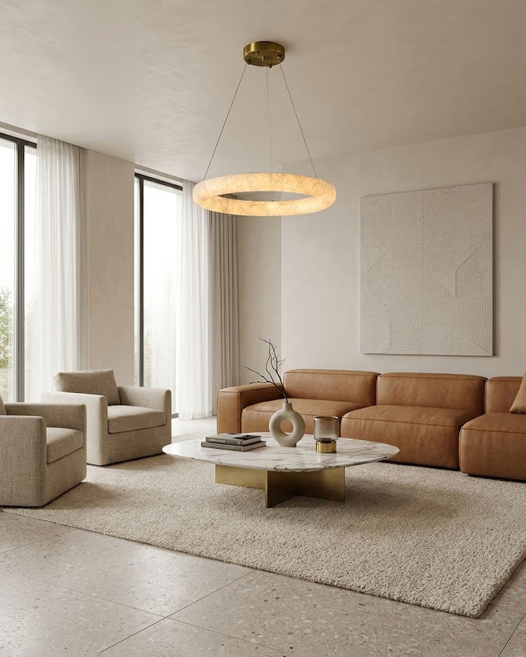 Nerissa Silk Halo Chandelier