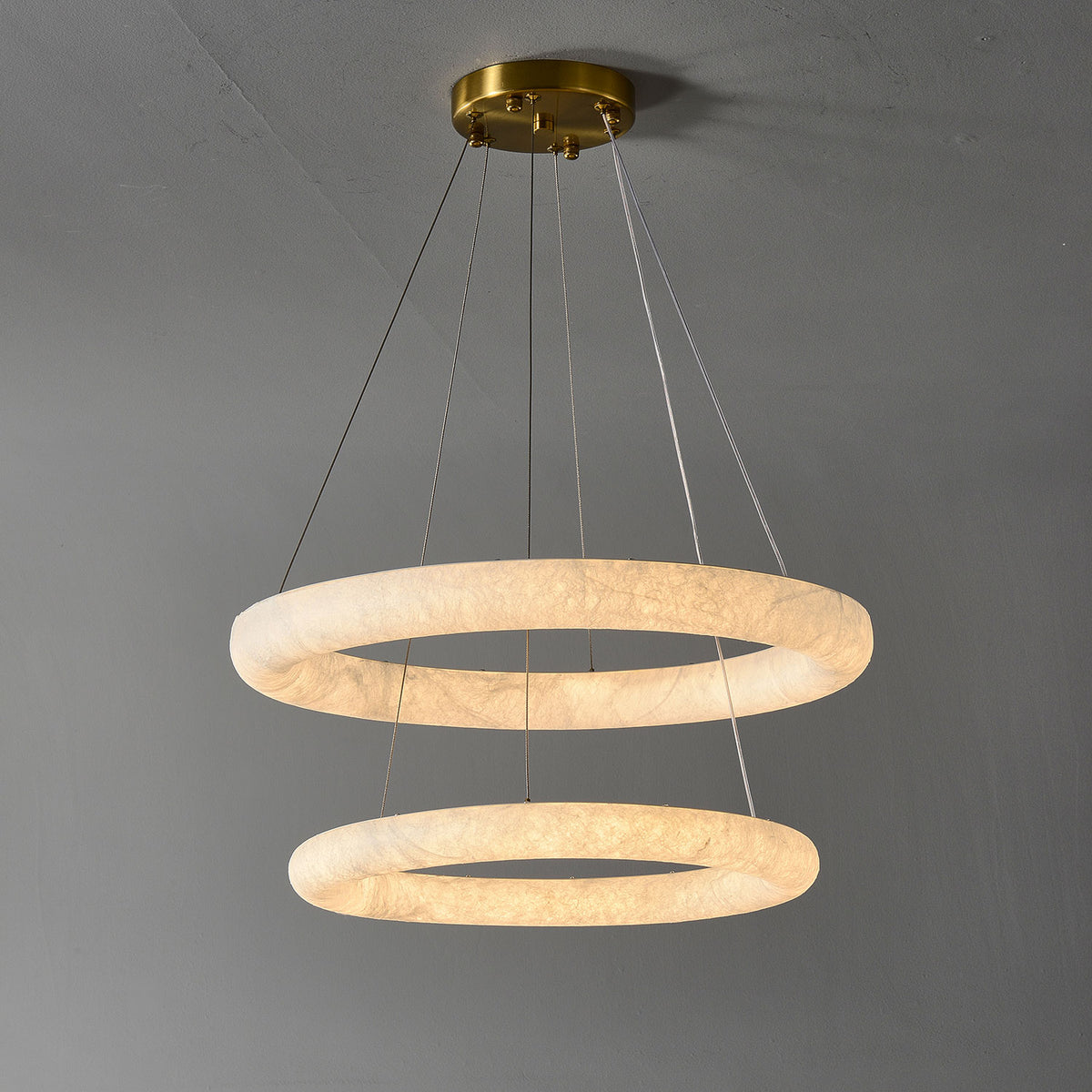 Nerissa Silk Halo Chandelier