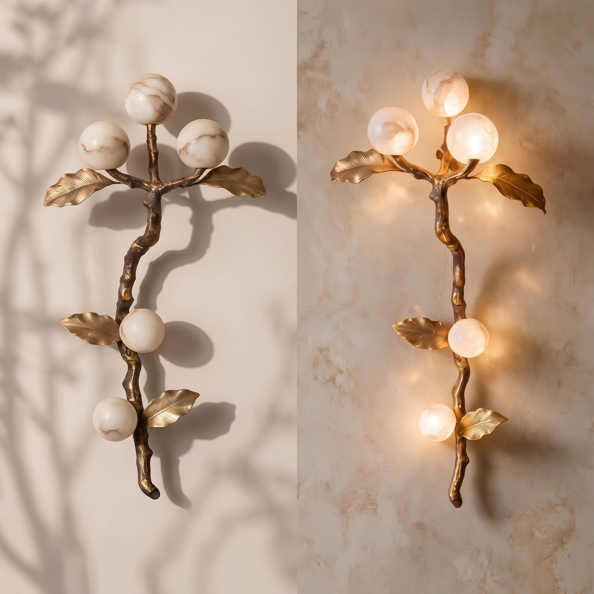 Applique murale Nevin Vine Alabaster