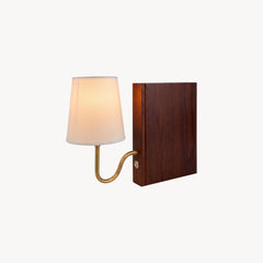 Lámpara de mesa Niall de madera maciza