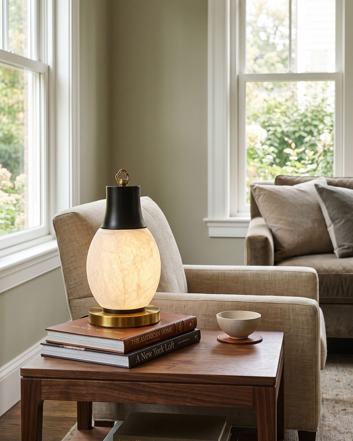 Nico Mulberry Silk Table Lamp