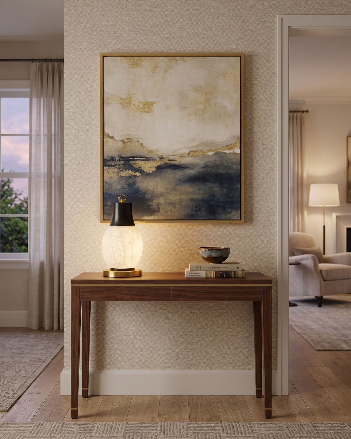 Nico Mulberry Silk Table Lamp