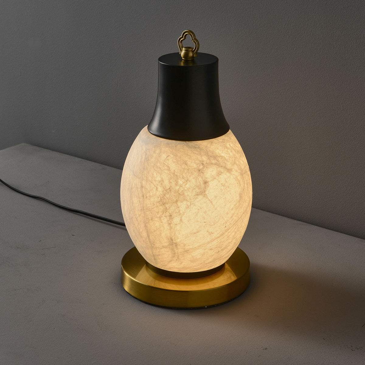 Nico Mulberry Silk Table Lamp