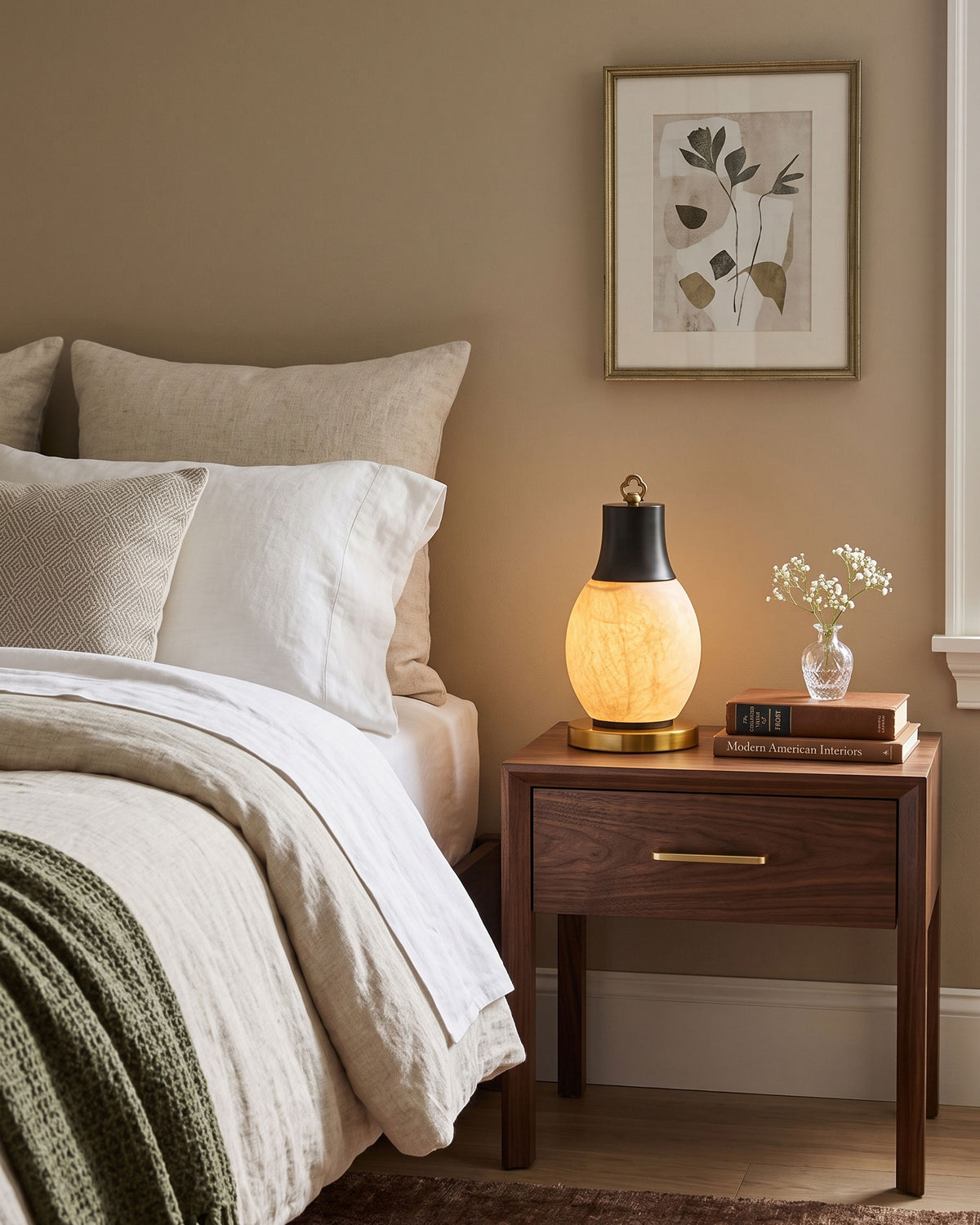 Nico Mulberry Silk Table Lamp