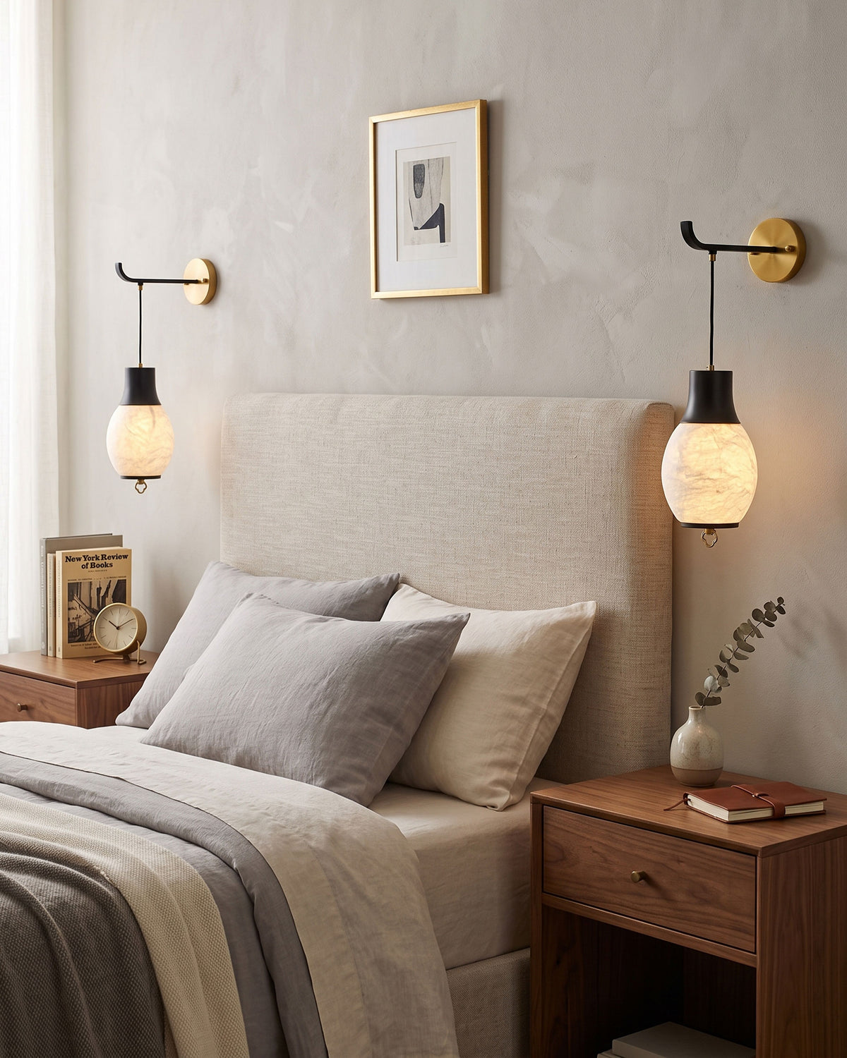 Nico Mulberry Silk Wall Sconce