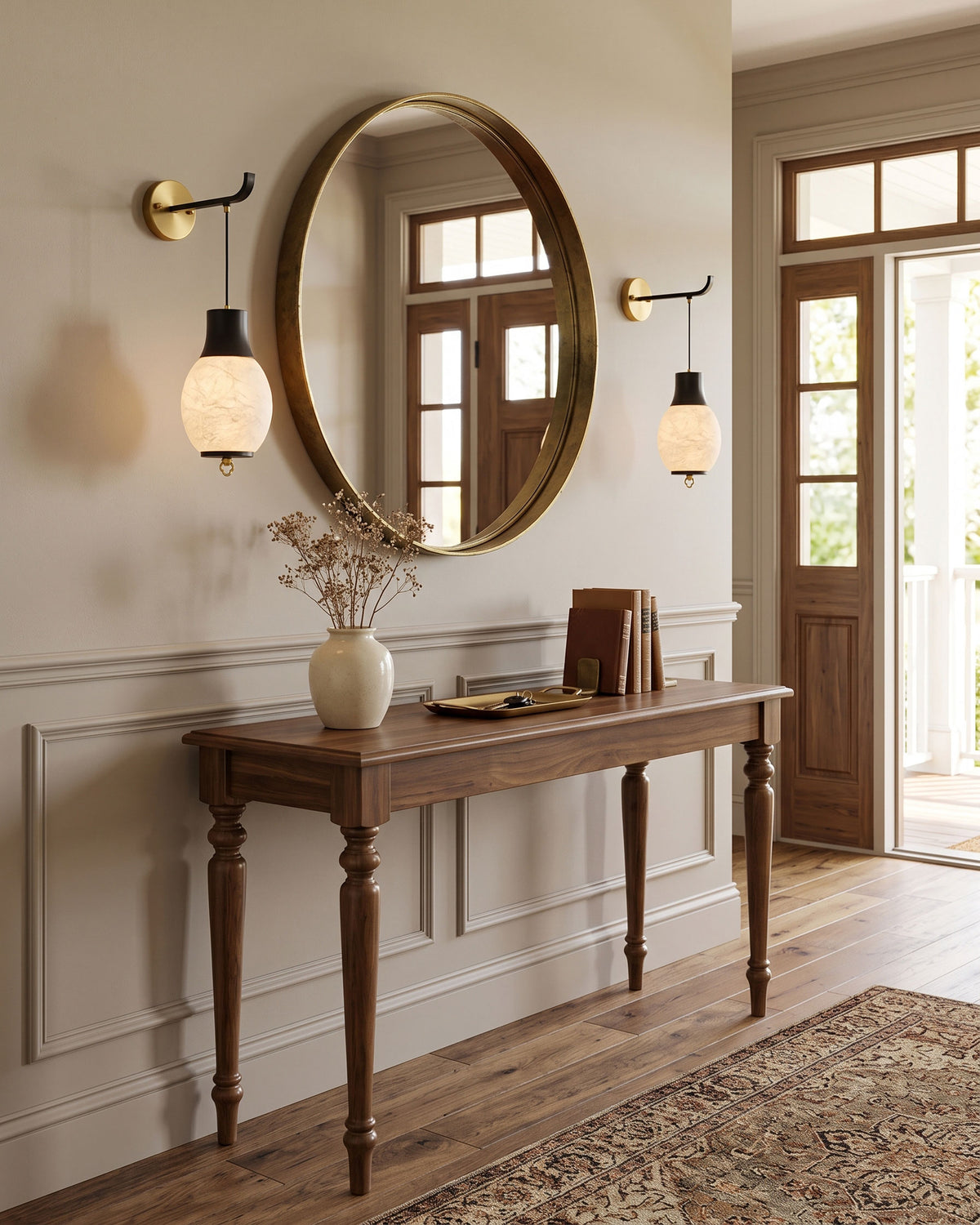 Nico Mulberry Silk Wall Sconce