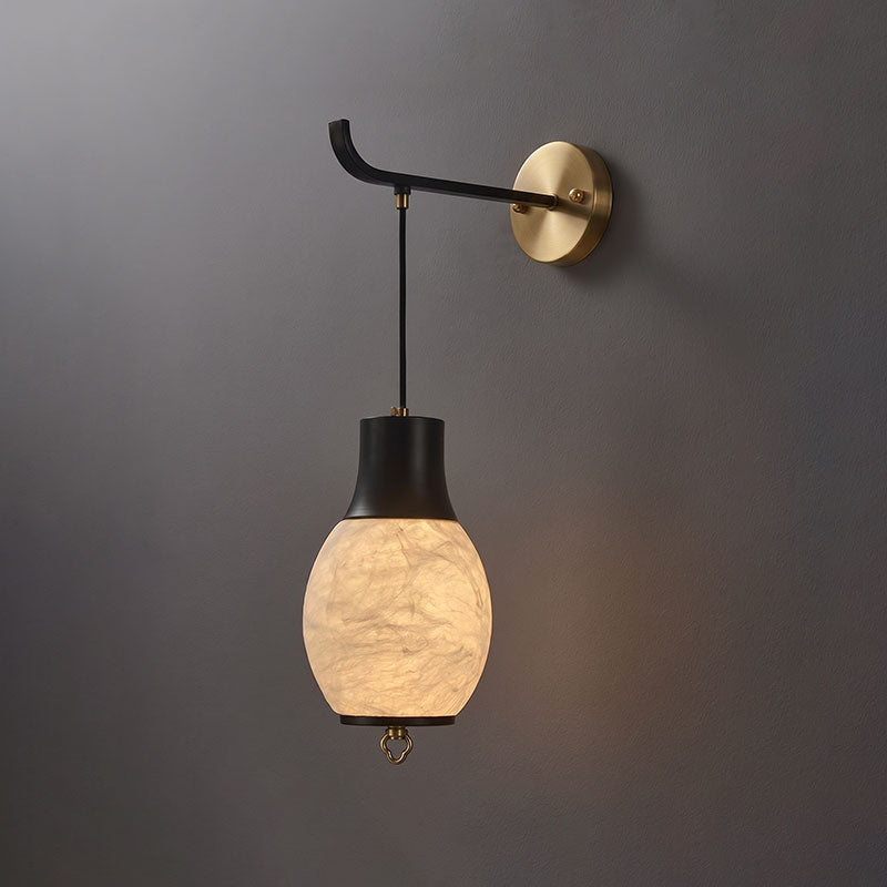 Nico Mulberry Silk Wall Sconce