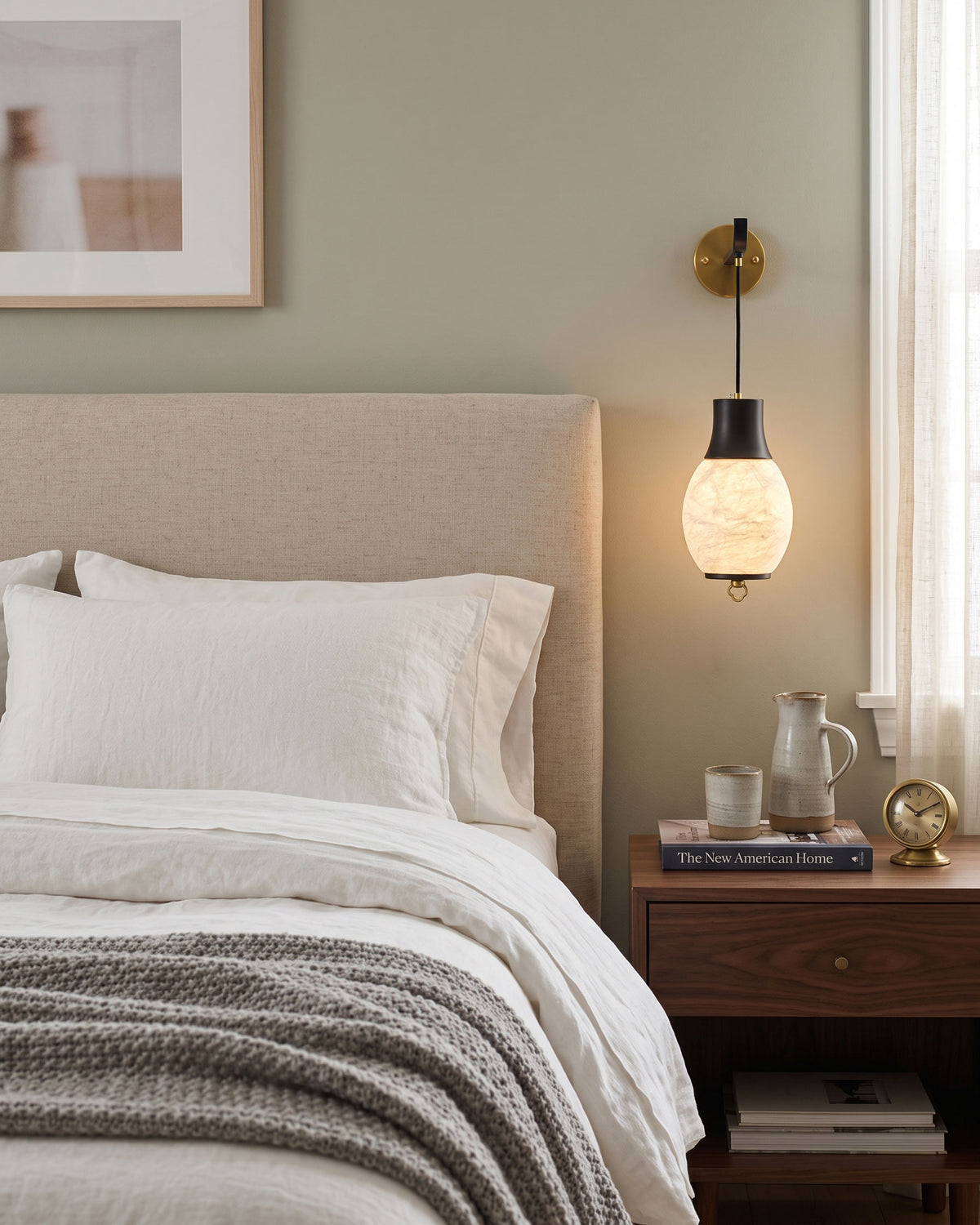 Nico Mulberry Silk Wall Sconce