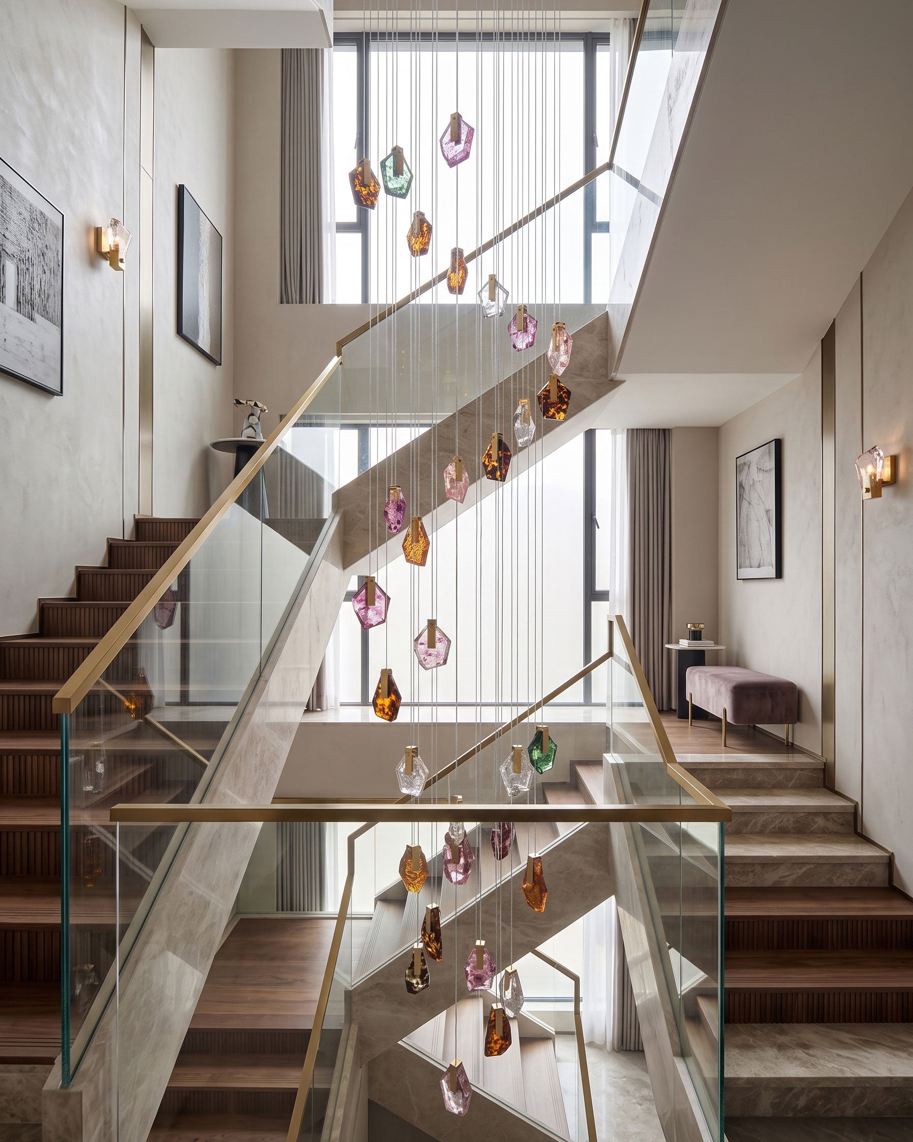 Nicos Geometric Pendant Light