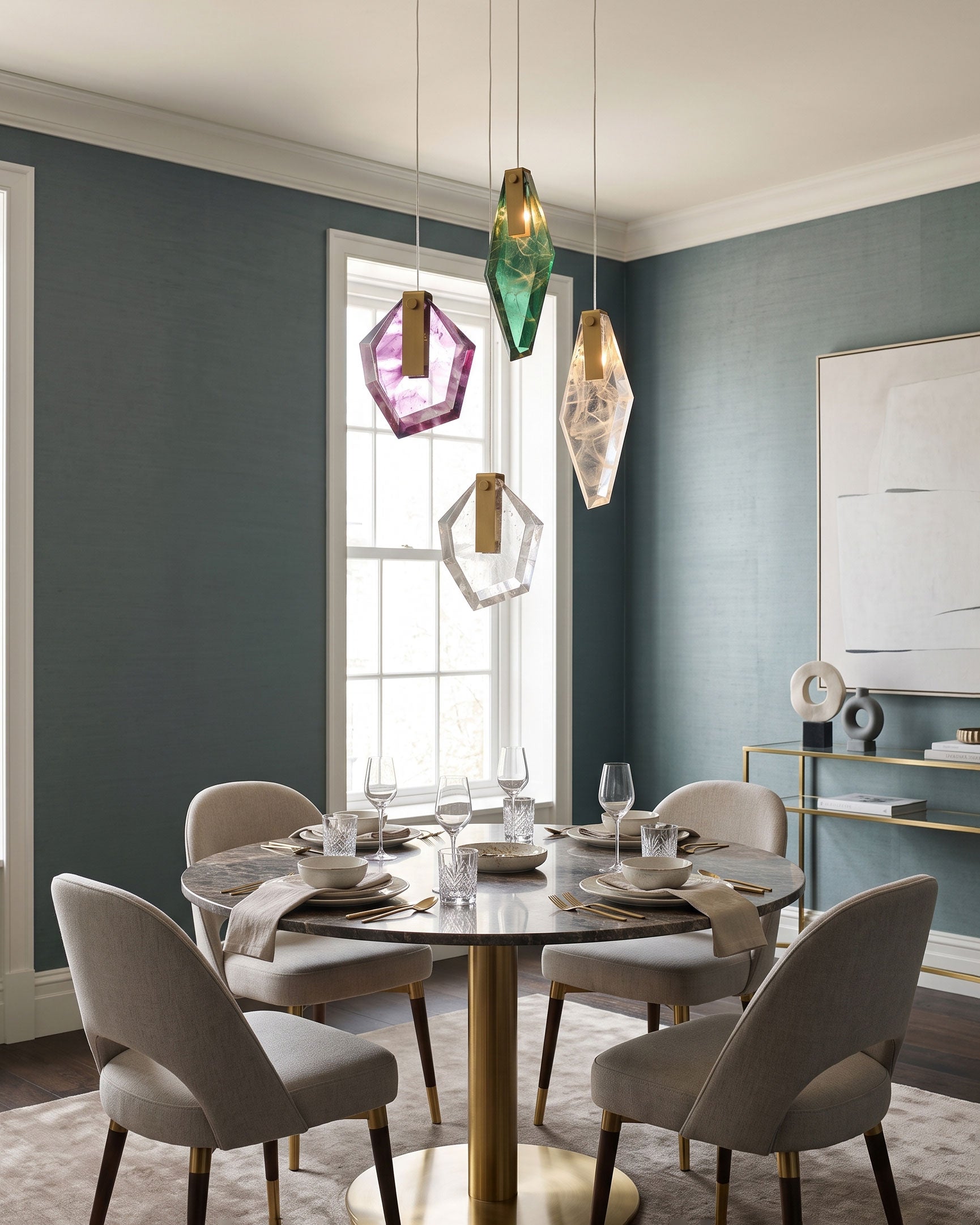 Nicos Geometric Pendant Light