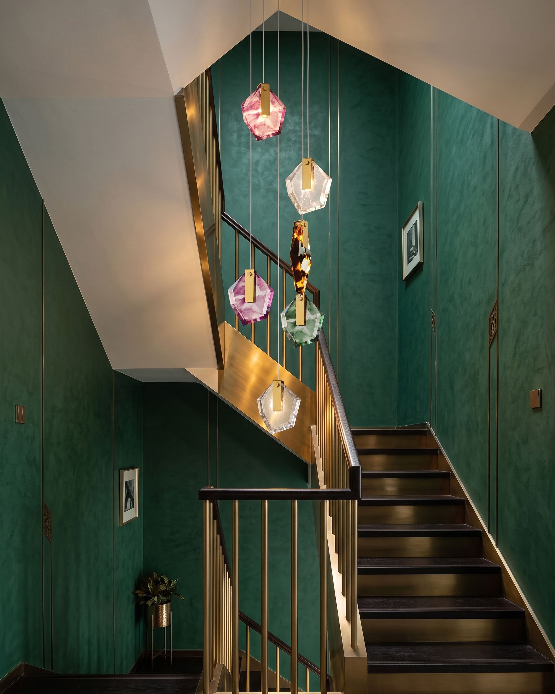 Nicos Geometric Pendant Light