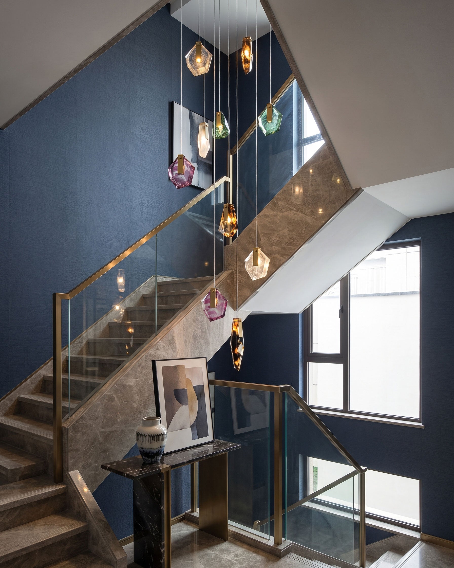 Nicos Geometric Pendant Light