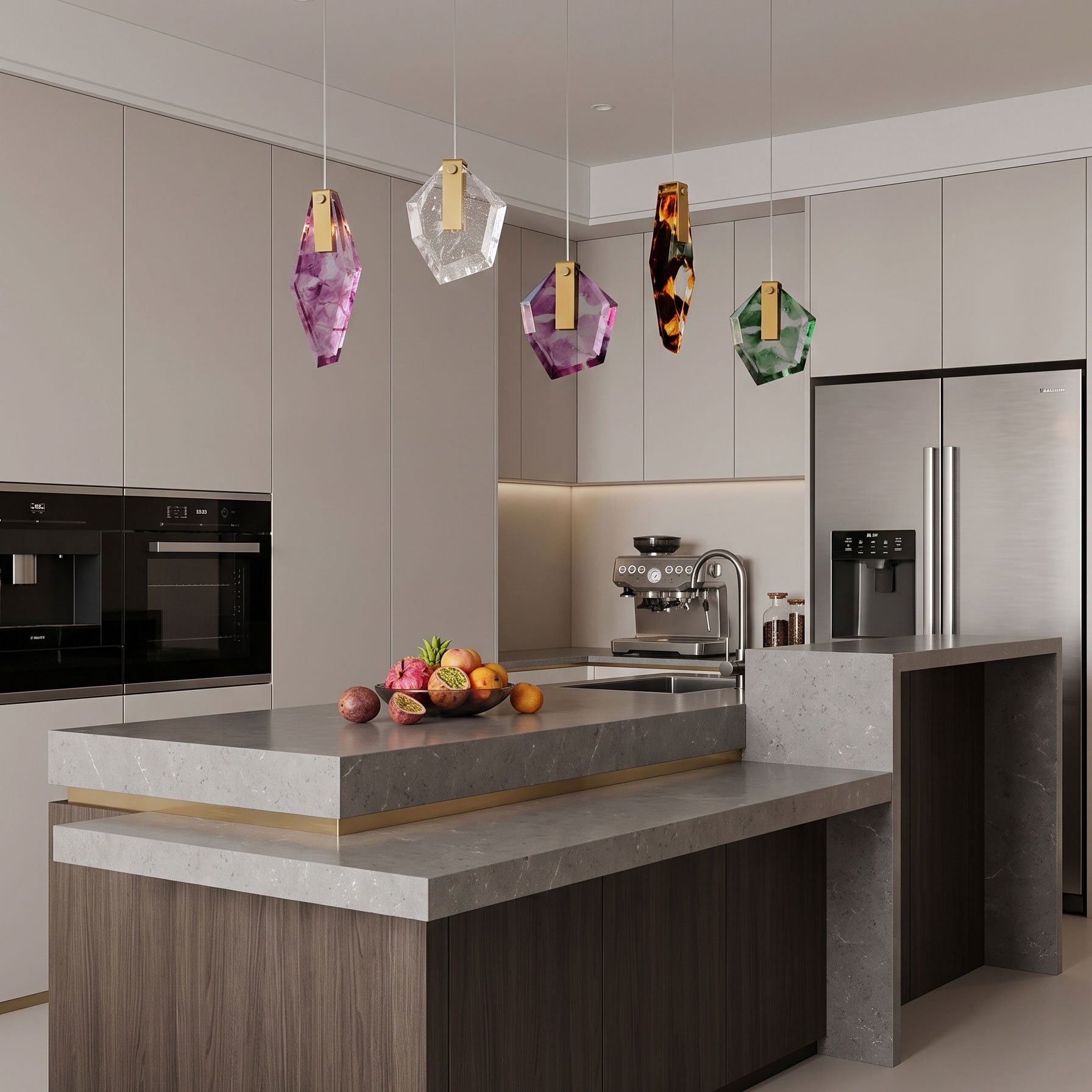 Nicos Geometric Pendant Light