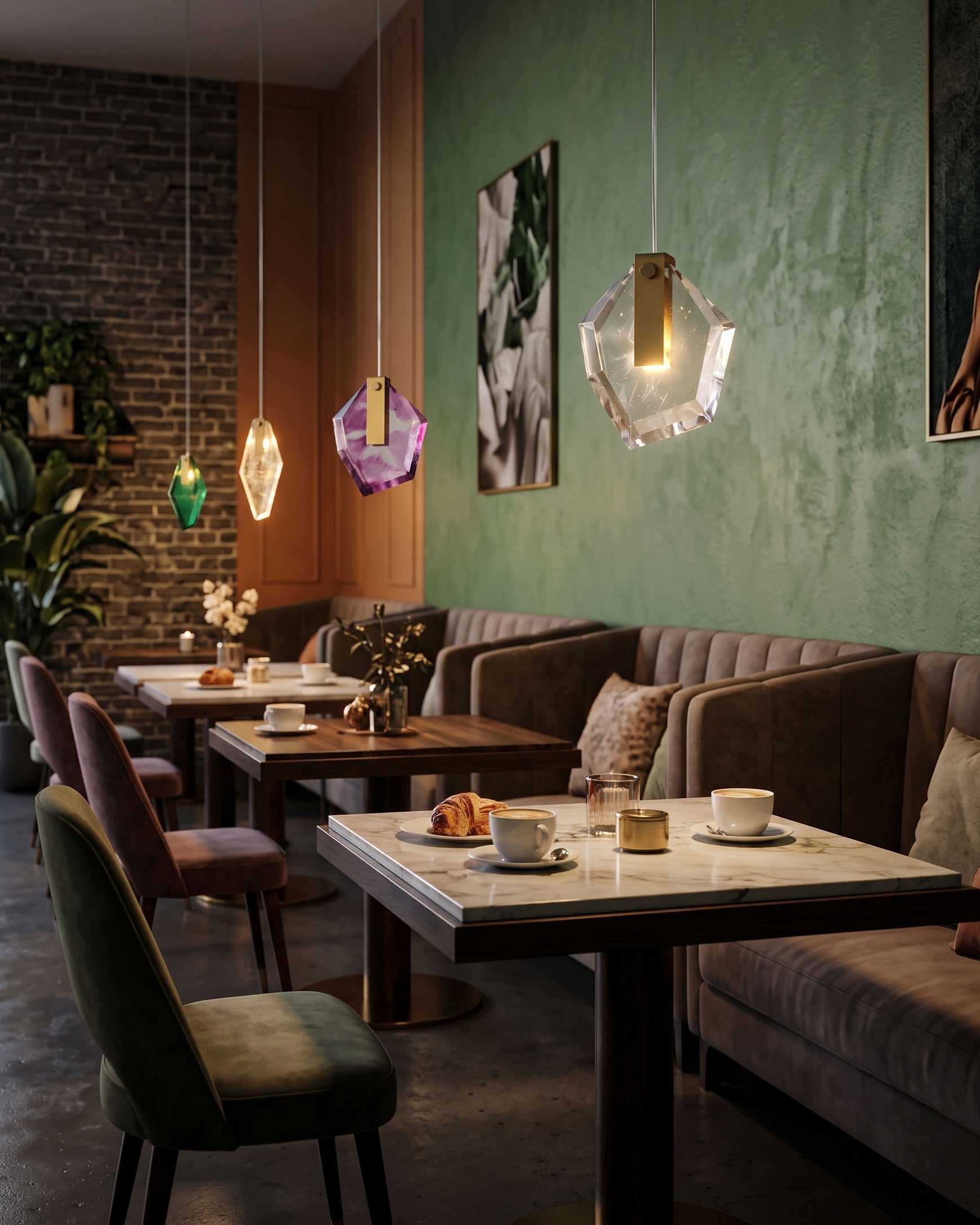Nicos Geometric Pendant Light
