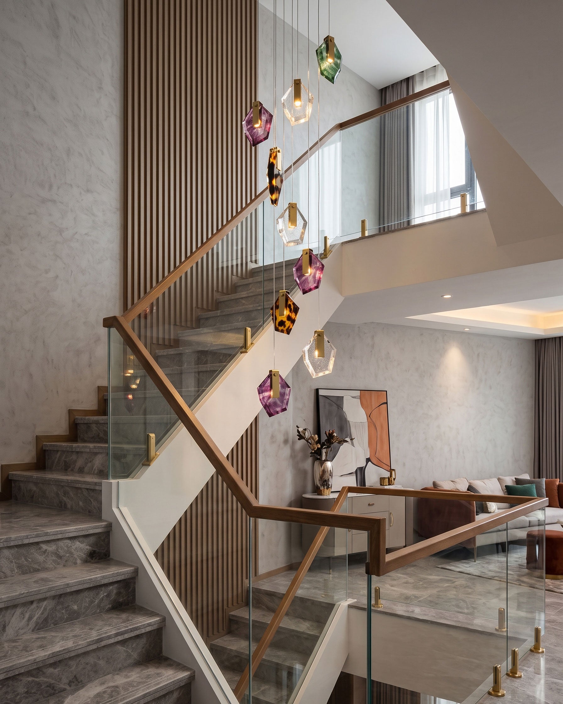 Nicos Geometric Pendant Light