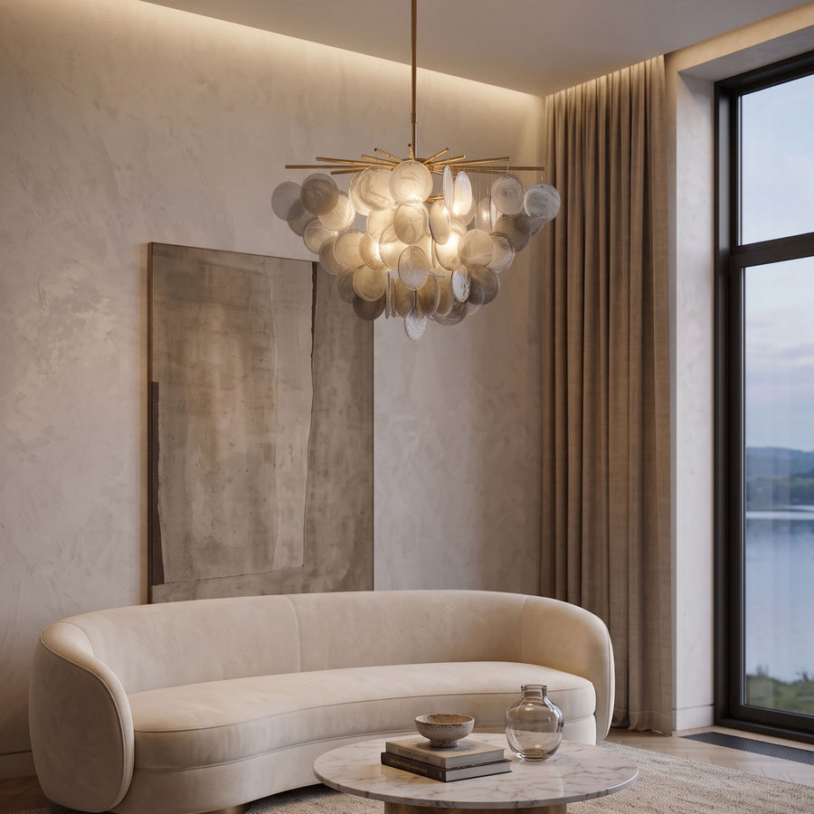 Novalie Disc Chandelier – detail 3