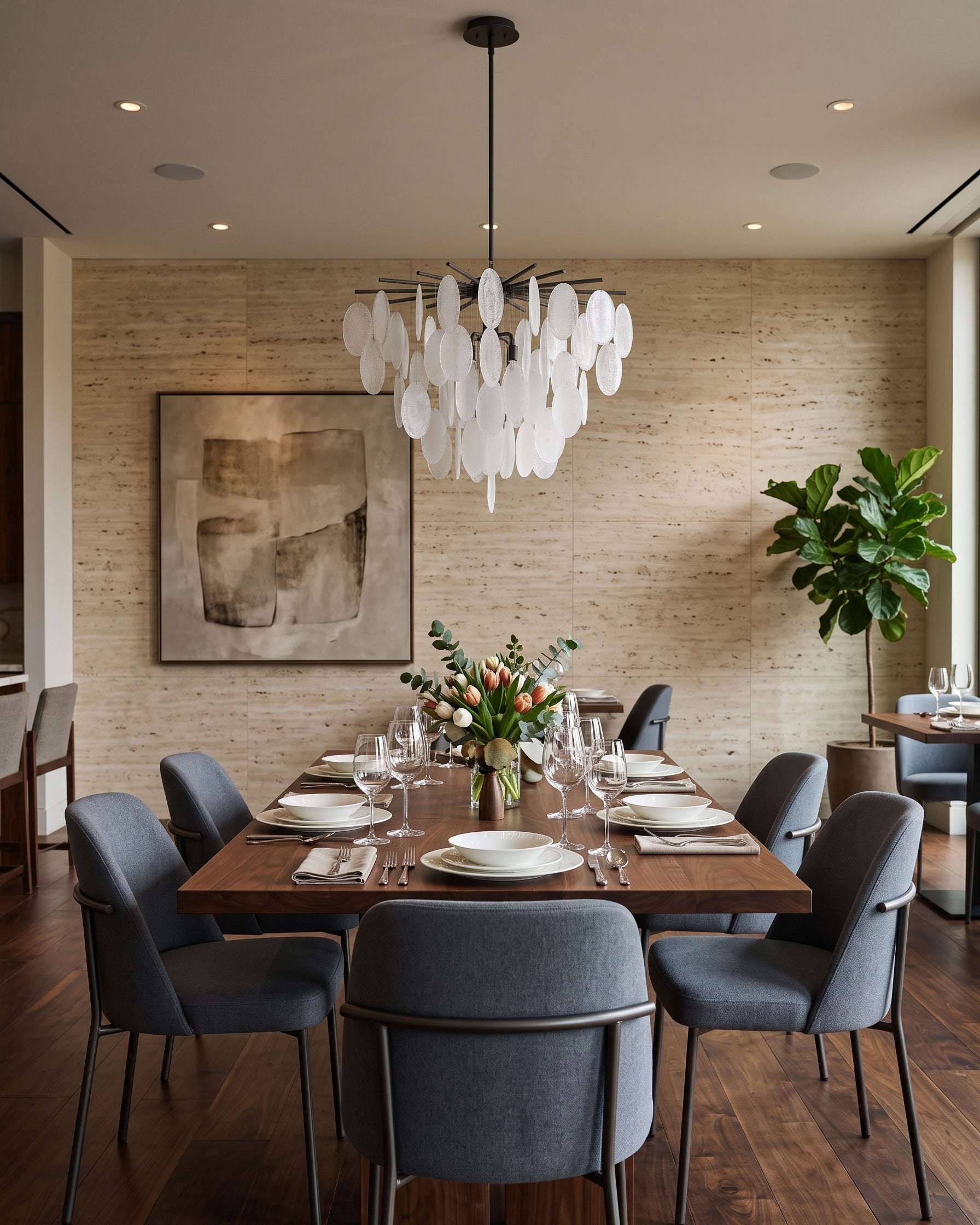 Novalie Round Tiered Chandelier