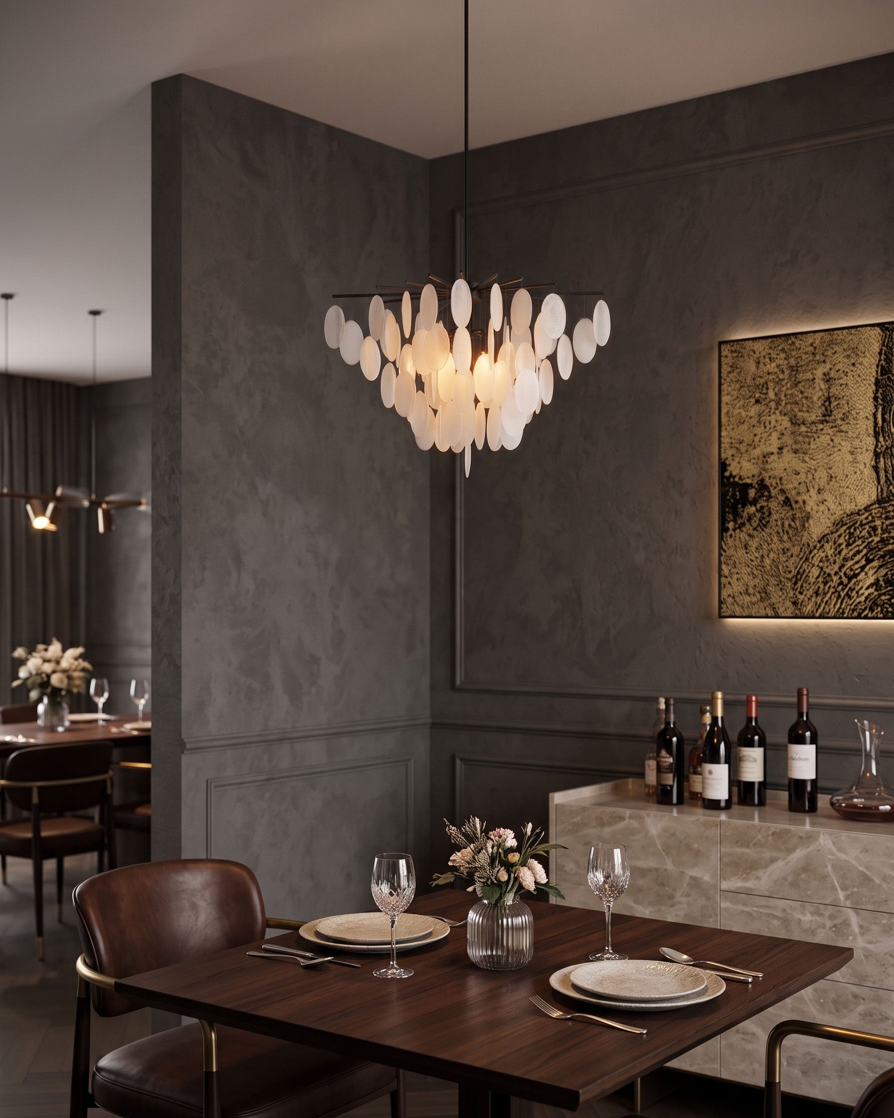 Novalie Round Tiered Chandelier