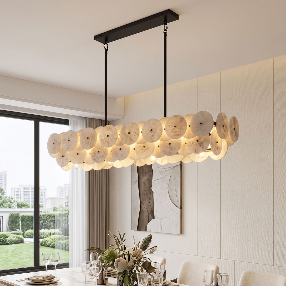 Nyssa Alabaster Chandelier