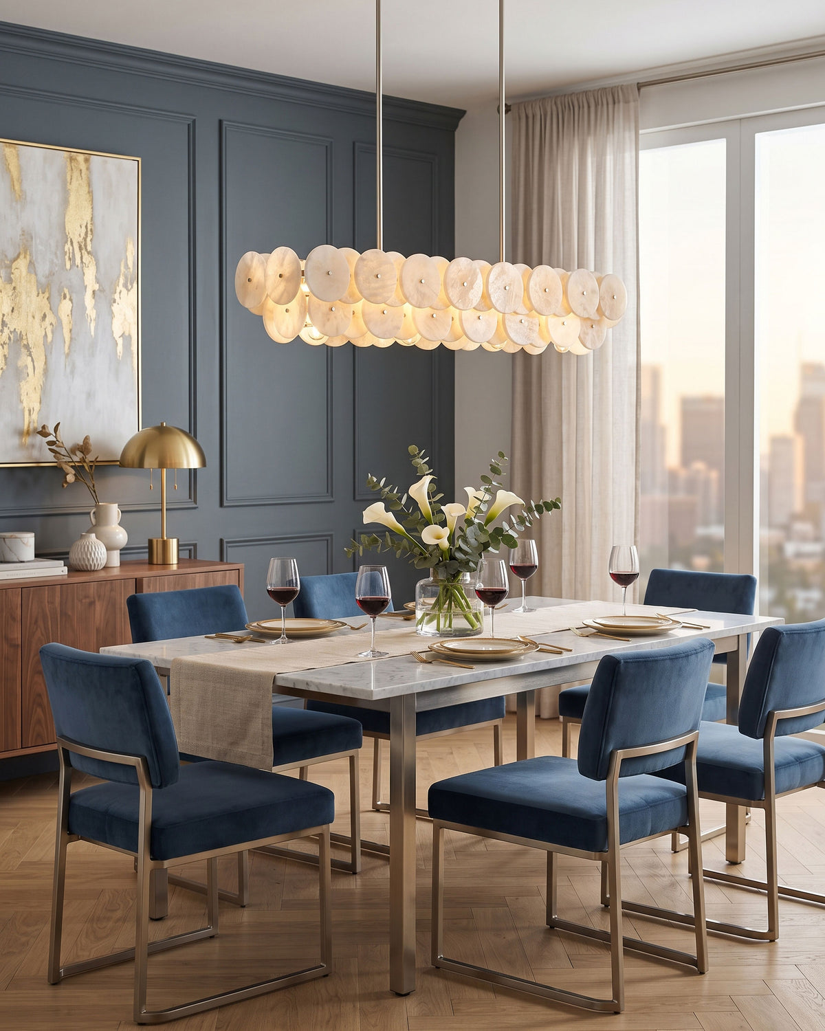 Nyssa Alabaster Chandelier
