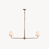 Lampadario Lineare Octavia in Tessuto Plissettato