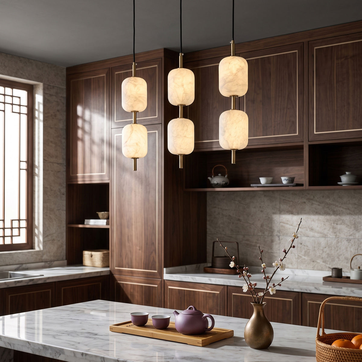 Odin Silk Island Pendant Light