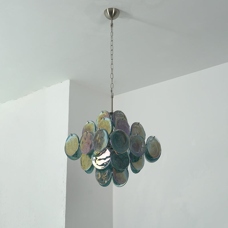 Oisin Luster Glass Disc Kronleuchter