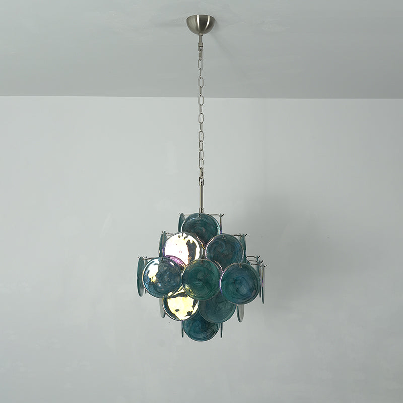 Oisin Luster Glass Disc Kronleuchter