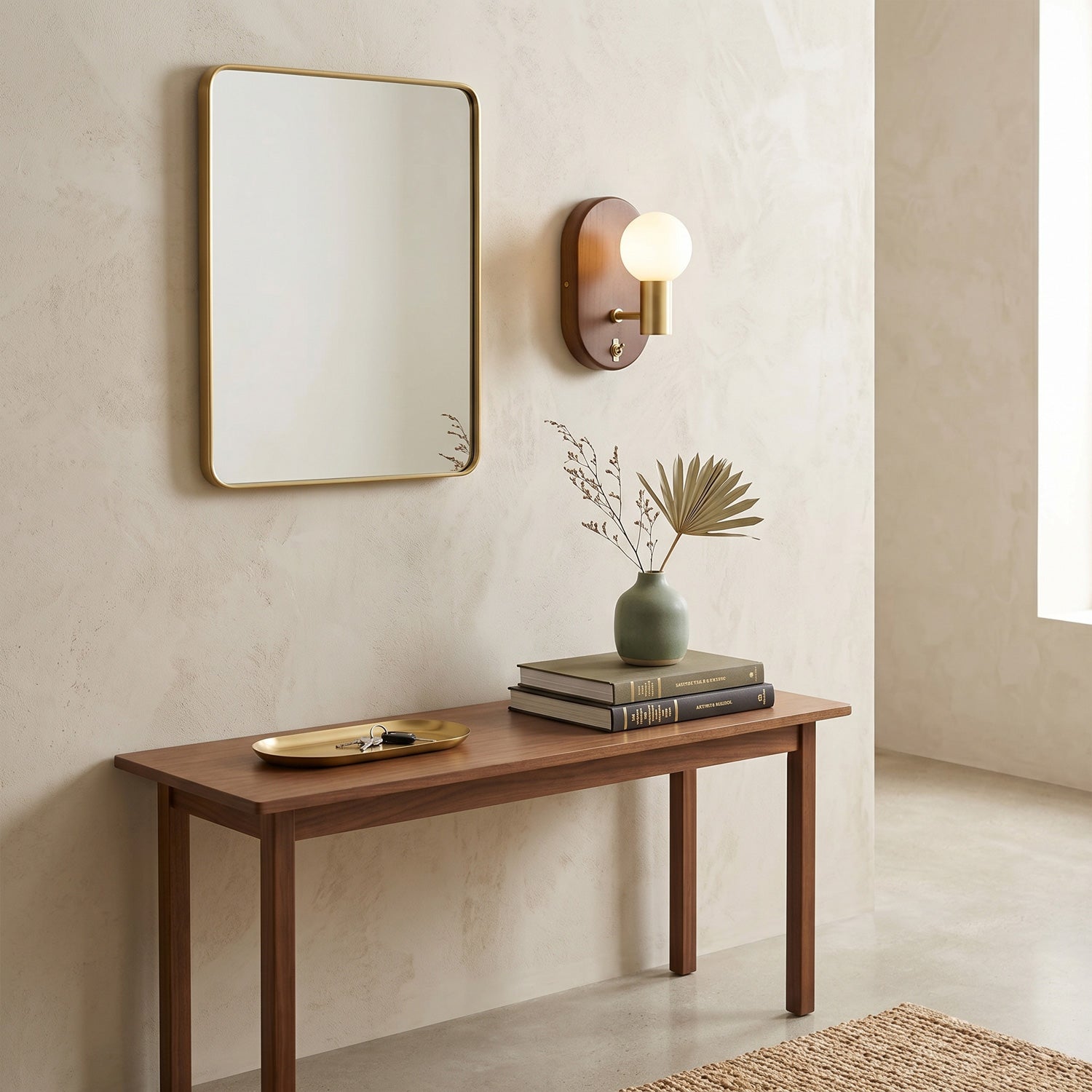 Oliver Walnut Wall Sconce