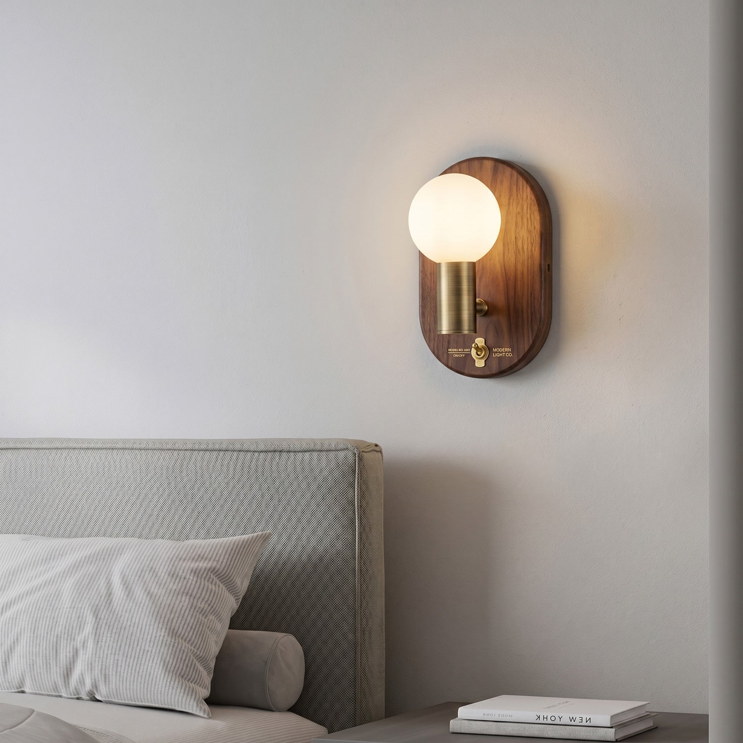 Oliver Walnut Wall Sconce