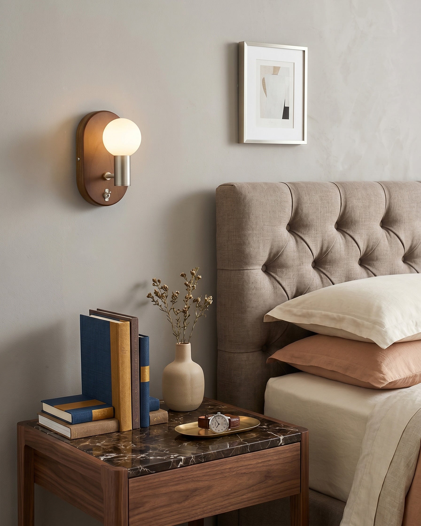 Oliver Walnut Wall Sconce