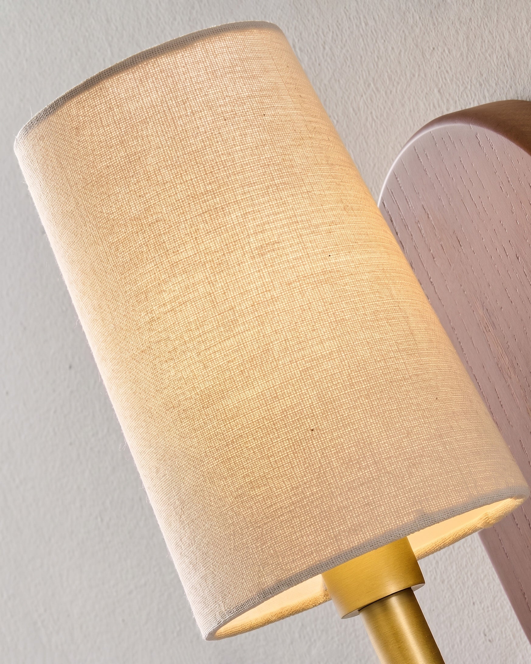 Orson Walnut Brass Wall Sconce