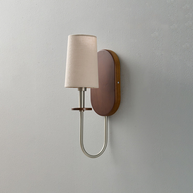 Orson Walnut Brass Wall Sconce