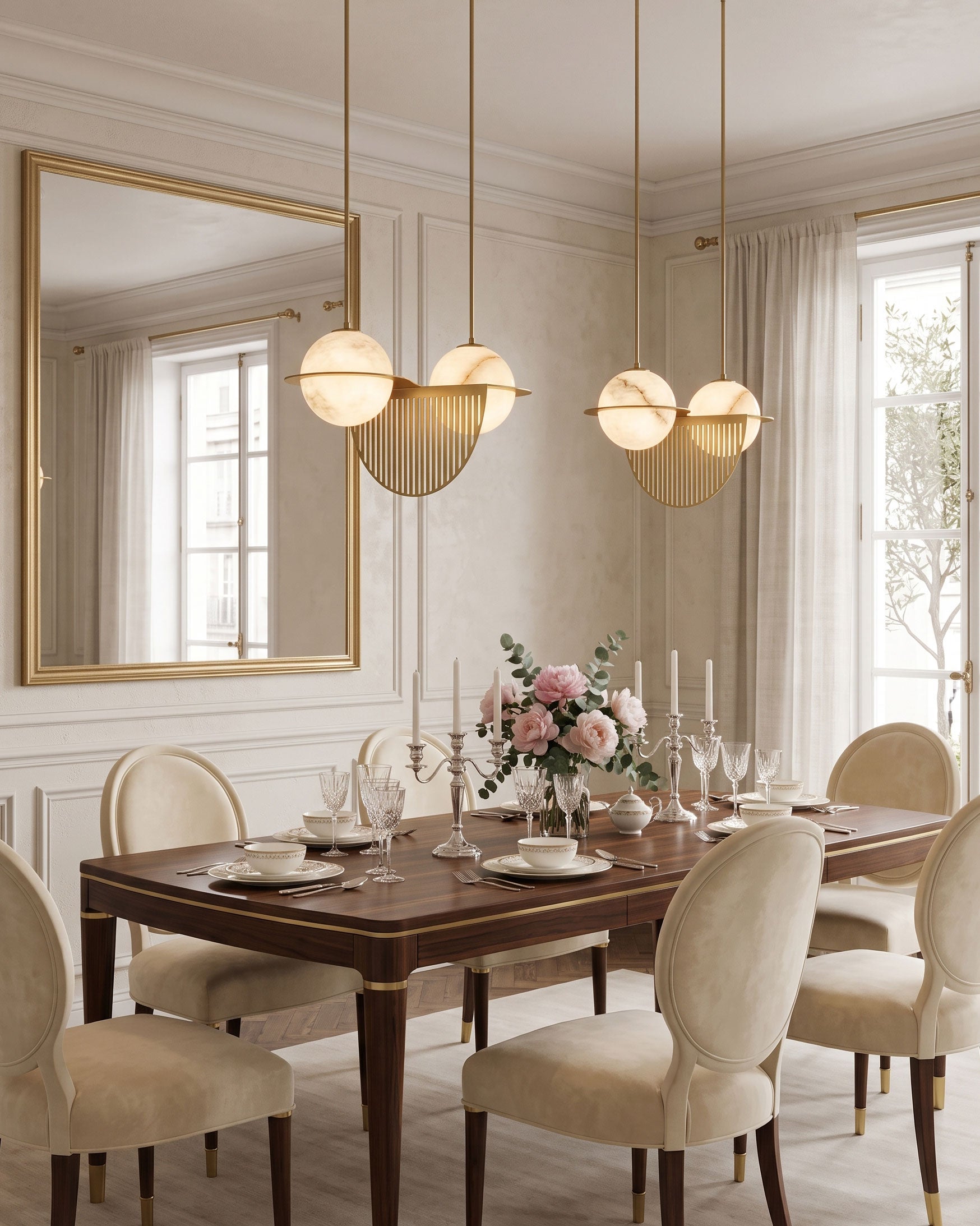 Osias Curved Chandelier