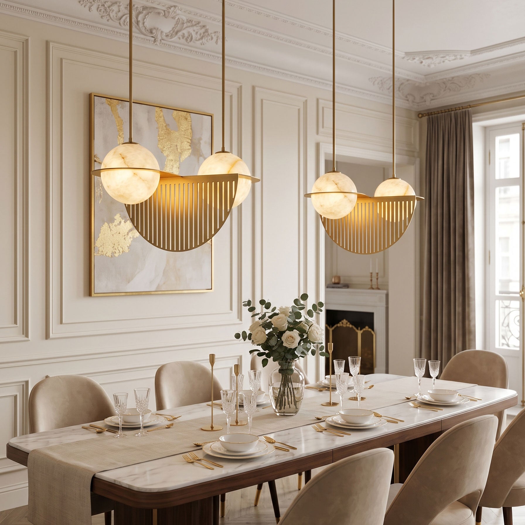 Osias Curved Chandelier