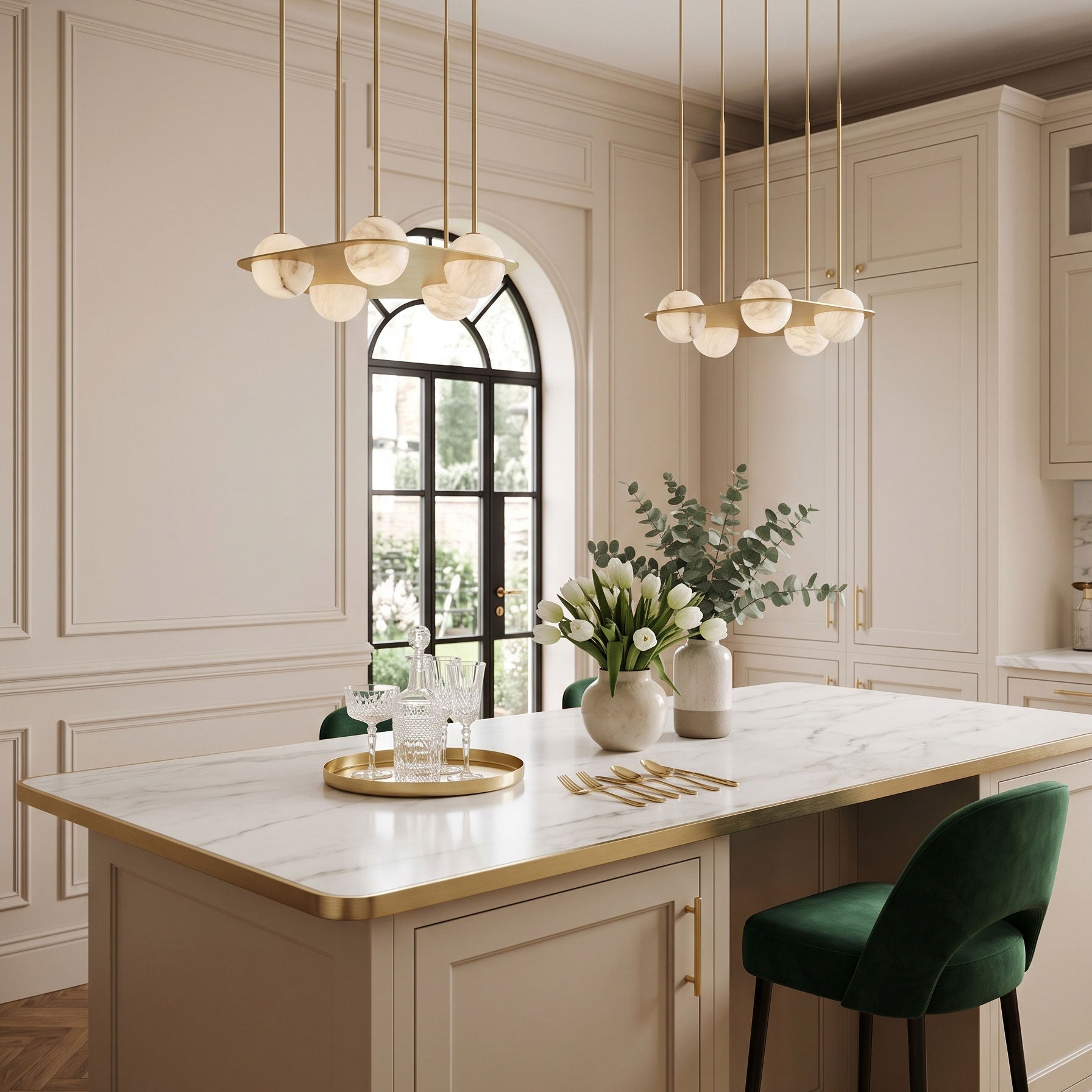 Osias Curved Chandelier