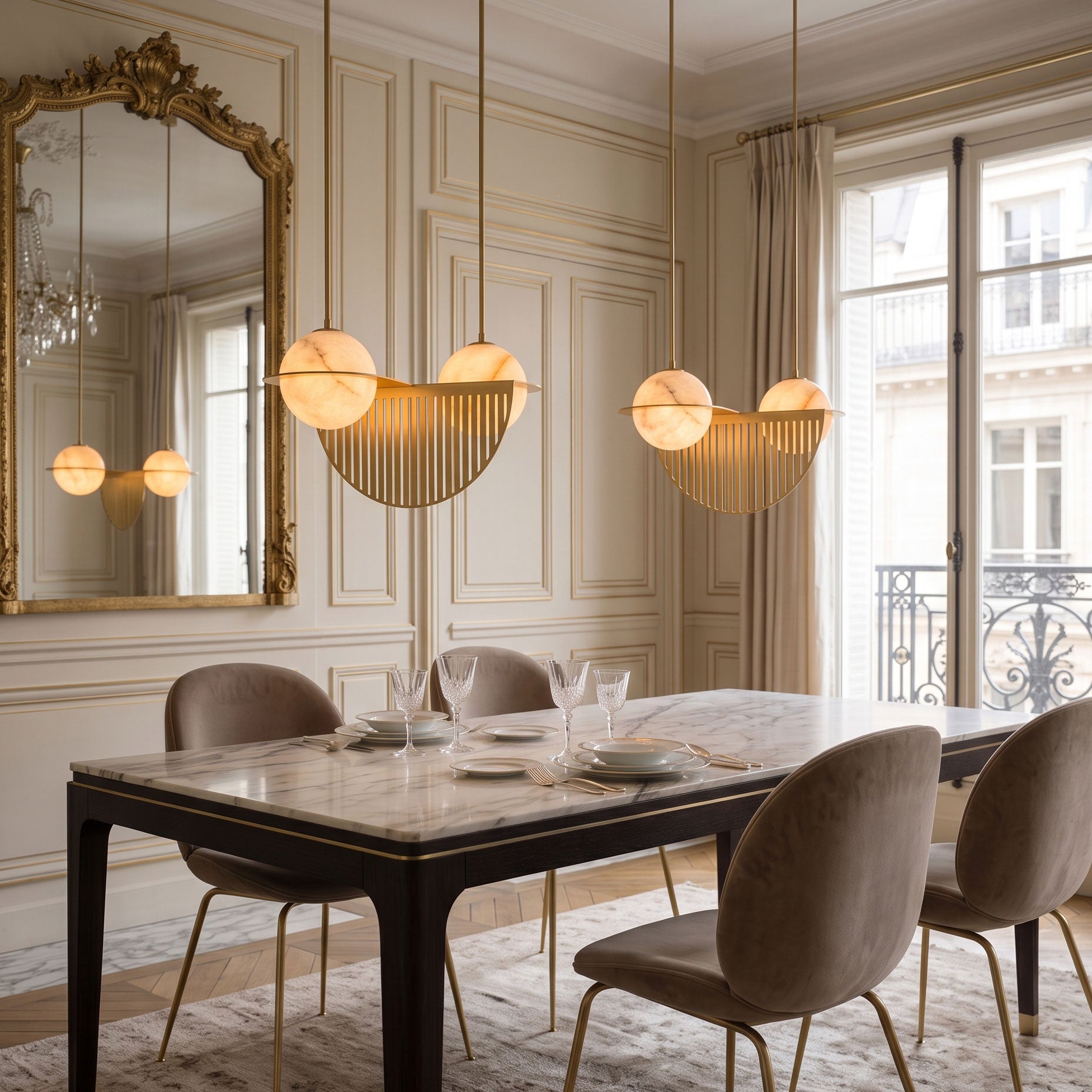 Osias Curved Chandelier