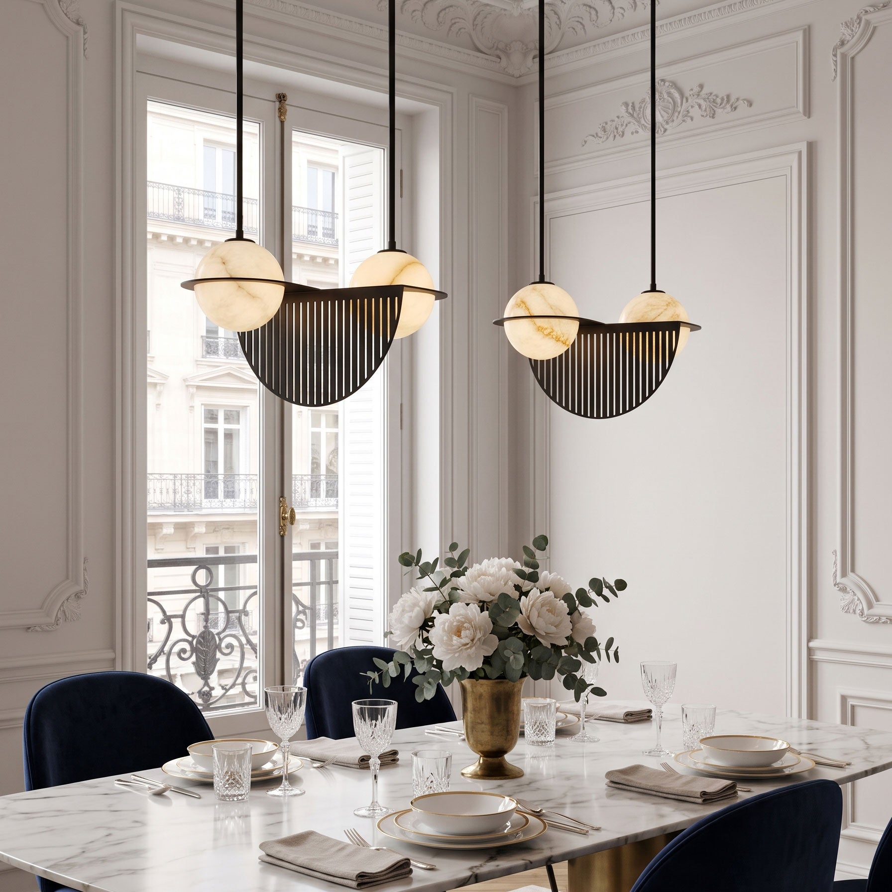 Osias Curved Chandelier