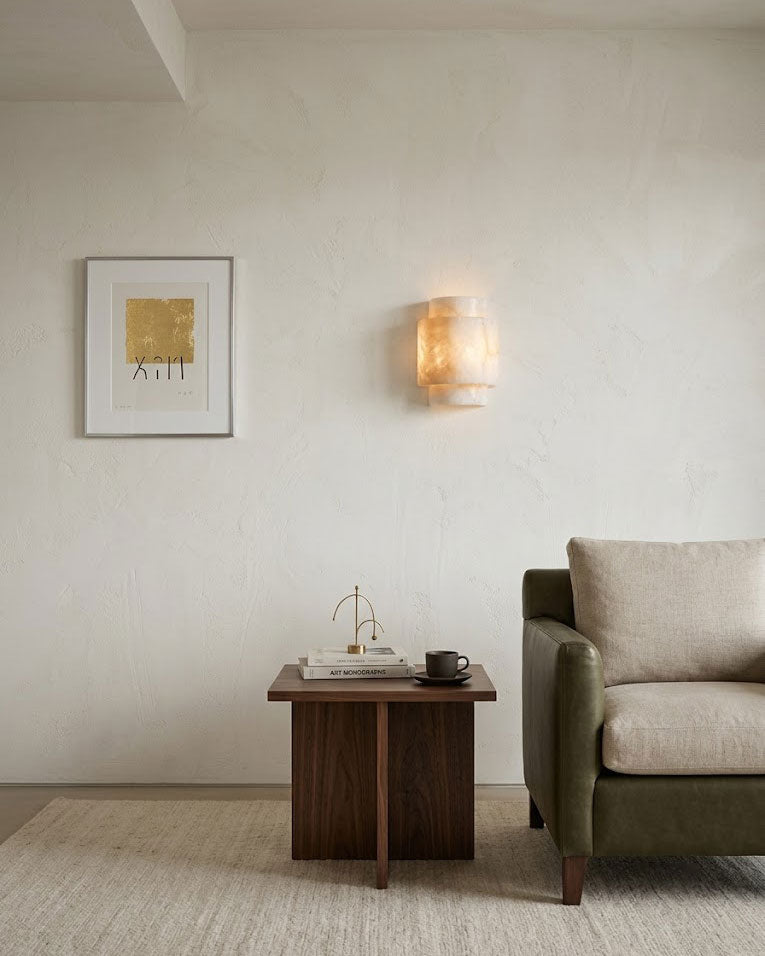 Osiris Tiered Alabaster Wall Sconce