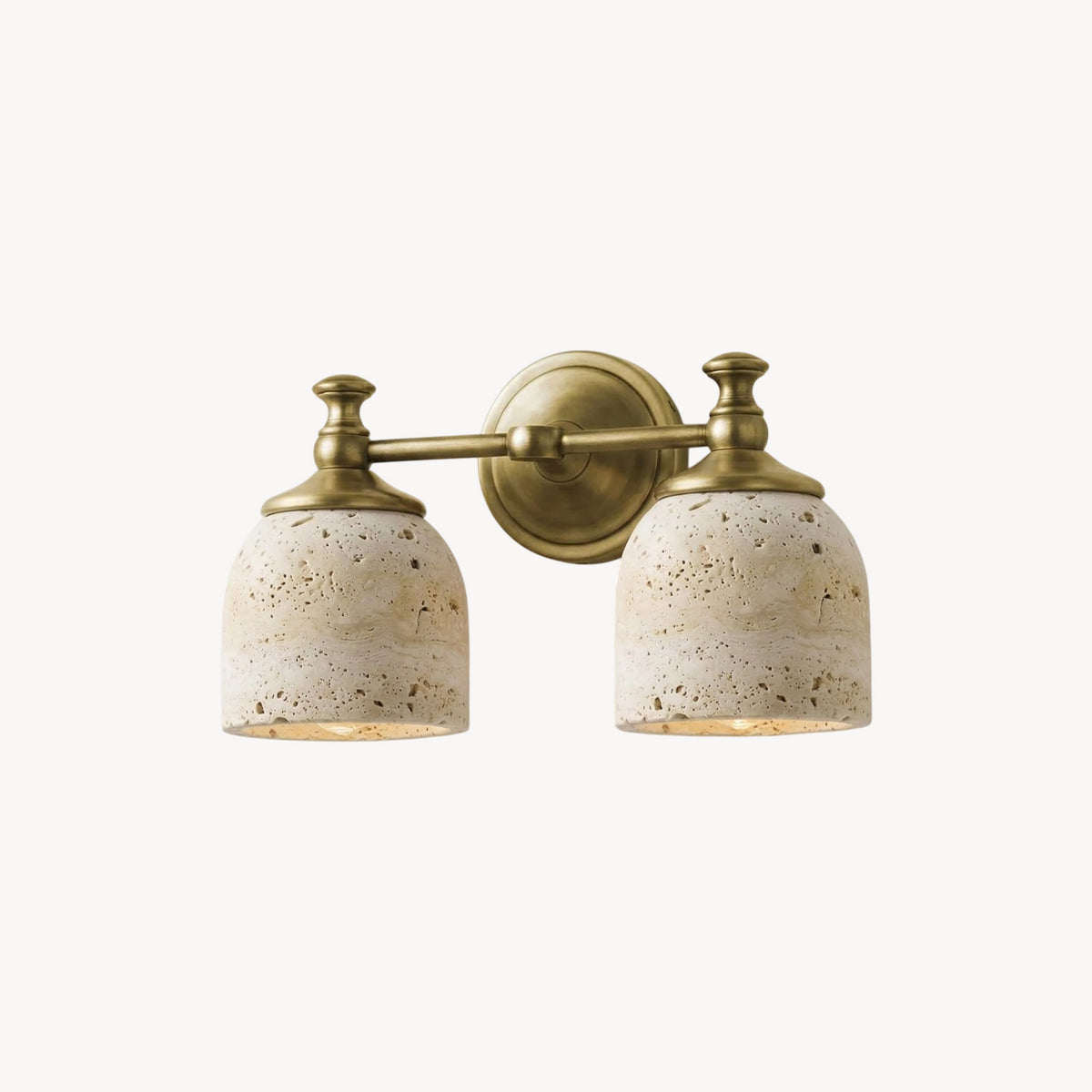 Oswald Travertine Stone Wall Sconce